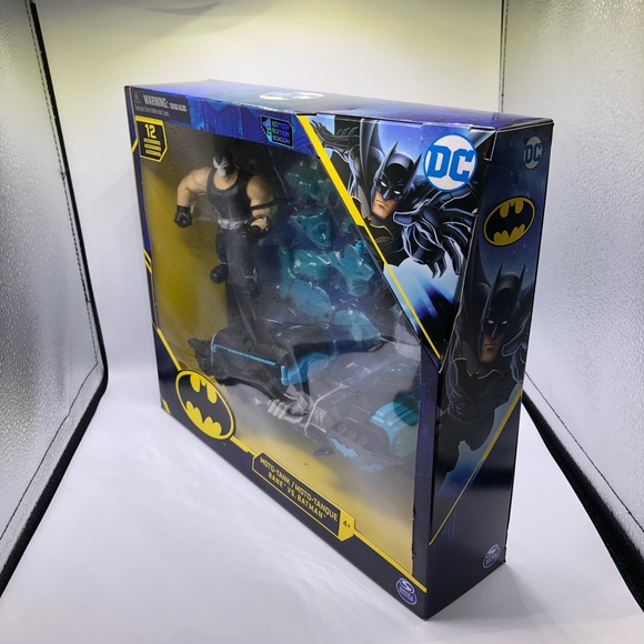 DC Comics Spin Master Batman MotoTank Vehicle 4" Bane & Batman Action Figure NIB - Picture 6 of 6